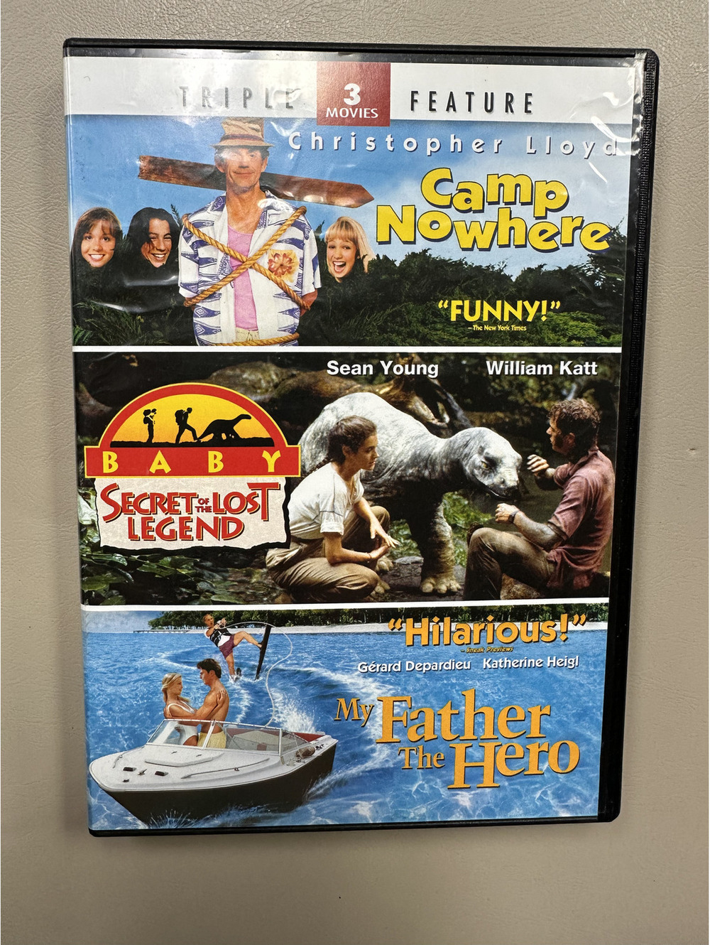 Camp Nowhere Baby Secret of the Lost Legend Father Hero DVD